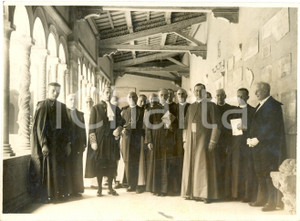 Fotografia d epoca originale 1929 ROMA Card. Ildefonso SCHUSTER con rappresentanza milanese Fotografia 1