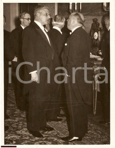 Fotografia d epoca originale 1936 Milano Kurt von Schuschnigg in Municipio PHOTO 1