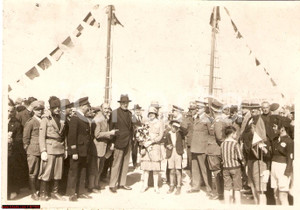 Fotografia d epoca originale 1929 Bengasi Cirenaica Governatore Domenico Siciliani 1