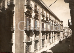 Fotografia d epoca originale 1931 Palermo Sicilia Palazzo del Governo Foto animata 1