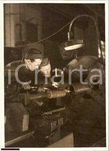 Fotografia d epoca originale 1941 WW2 Roma Industria d armi Military industry photo 1