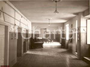 Fotografia d epoca originale 1933 Roma Testaccio  Teatrino Scuola elementare Foto 1