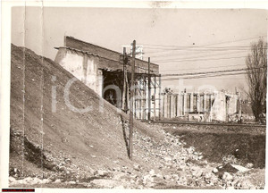 Fotografia d epoca originale 1938 Milano Mac Mahon  Costruzione ponte Ferrovia Nord 1