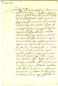 Documento originale, autentico 1672 NUCETTO CN Permuta di terreno tra Filippo ARRIGO e Giovenale FAVOLE 1