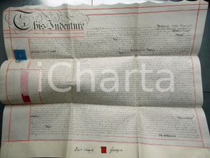 Documento originale, autentico 1877 LONDON BRIXTON Lease John ROYCROTF to Edward Russell GUDGEN Geneva Road 1