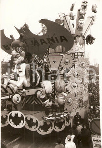 Fotografia d epoca originale 1989 FANO PU Carnevale BATMANIA Carro allegorico BATMAN JOKER Fotografia 1
