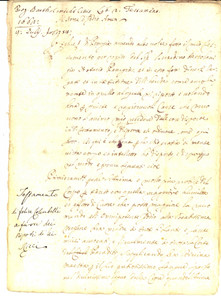 Documento originale, autentico 1662 TREVI Testamento Felice COLOMBANI ai nipoti Cristiano e Pietro Paolo RICCI 1