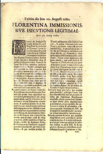 Documento originale, autentico 1680 COLLE VAL D ELSA Famiglia BERZIGHELLI in lite per beni Claudio USIMBARDI 1