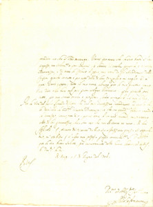 Autografo originale 1706 NAPOLI ? Niccolò AMENTA presenta trattatto di lingua toscana AUTOGRAFO 1
