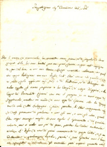 Autografo originale 1830 ca MATELICA Camillo ACQUACOTTA raccomanda giovane studi Rettorica AUTOGRAFO 1