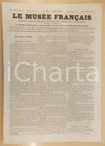 Giornale, rivista storica 1858 LE MUSEE FRANCAIS Danse nÃ¨gres HOMOTCHI GUSTAVE DORE  Journal nÂ°41 1