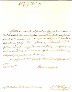 Documento originale, autentico 1786 PISA Camillo RUFILLI su amministrazione Domenico GALLETTI Lettera 1