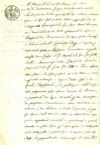 Documento originale, autentico 1837 LORO CIUFFENNA AR Francesco ARDIMANNI nomina procuratore Angelo GABRIELLI 1