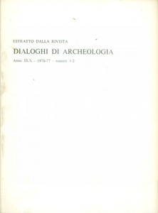 Libro, pubblicazione d epoca 1976 Augusto FRASCHETTI Annalistica, mitologia e studi storicoreligiosi 1
