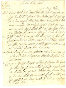 Documento originale, autentico 1803 ACQUANERA PU Testamento vedova Domenica FERRI pro figli Manoscritto 1
