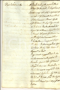 Documento originale, autentico 1830 ca CHIARAMONTE GULFI Lite per ereditÃ  don Guglielmo SCAMMACCA DELLA BRUCA 1