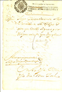 Documento originale, autentico 1671 CUENCA ESPANA Diligencia  Autto para Miguel MARTINEZ CARO Manuscrito 1
