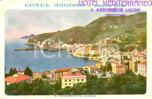 Cartolina originale da collezione 1930 ca SANTA MARGHERITA LIGURE GE Hotel MIGNON Cartolina postale 1
