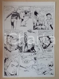 Opera d’arte autentica 1970 ca TESORO DEL PASSO PERDUTO Luciano BERNASCONI Elisoccorso Tavola originale 1