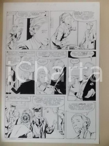 Opera d’arte autentica 1970 LO CHIAMAVANO NULLITÃ€ Luciano BERNASCONI Camera blindata Tavola originale 1