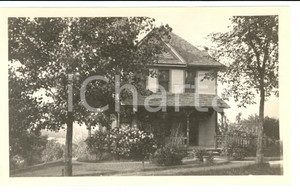 Fotografia d epoca originale 1912 ADAMS USA Home of A. K. LOWE Morning side Photo 1