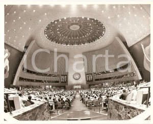 Fotografia d epoca originale 1970 ca NEW YORK USA Session UN GENERAL ASSEMBLY Photograph 1