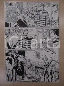 Opera d’arte autentica 1990 BD WESTERN FRANCE BILLY BOYD NÂ° 2 El Cobra! tav.11 Original BERNASCONI LUBE 1