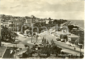 Cartolina originale da collezione 1960 ca REGGIO CALABRIA Piazza Indipendenza e Lungomare Cartolina FG NV 1