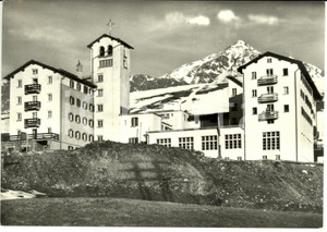 Cartolina originale da collezione 1957 CAMPODOLCINO SO Veduta della casa ALPINA di MOTTA Cartolina FG VG 1