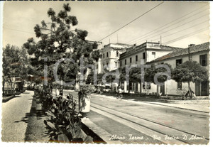 Cartolina originale da collezione 1959 ABANO TERME PD Veduta via PIETRO D ABANO Cartolina FG VG 1