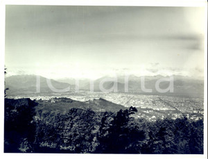 Fotografia d epoca originale 1970 ca AVIGLIANA TO Veduta panoramica della piana dei laghi Foto HAUS 1