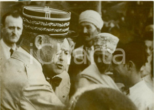 Fotografia d epoca originale 1941 ALGER Generale Maxime WEYGAND nuovo governatore ALGERIA Fotografia 1