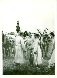 Fotografia d epoca originale 1912 GERMANIA Principe Boris di BULGARIA alle grandi manovre Fotografia 1