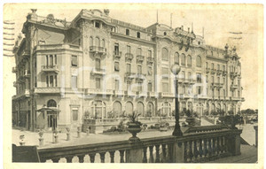 Cartolina originale da collezione 1933 RIMINI Veduta del GRAND HOTEL Cartolina postale FP VG 1