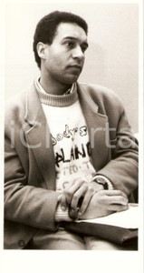 Fotografia d epoca originale 1987 FRANCE Harlem DESIR Président Association SOS RACISME Photo 2 1