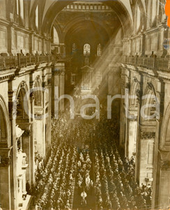 Fotografia d epoca originale 1935 LONDON King George V s SILVER JUBILEE SAINT PAUL Cathedral DAMAGED Photo 1