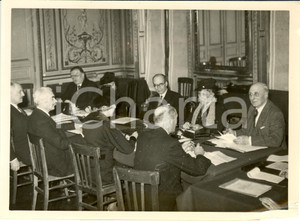 Fotografia d epoca originale 1939 PARIS F CROIXROUGE Edmond DE LILLERS et Madame SAINTRENE TAILLANDIER 1