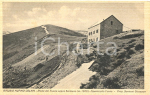 Cartolina originale da collezione 1949 ca PIANO DEL TIVANO CO Veduta del Rifugio alpino COLMA Cartolina FP NV 1
