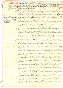 Documento originale, autentico 1788 NAPOLI Cessione di censi a Gennaro MASTROGIACOMO su terre di famiglia 1
