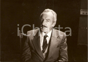 Fotografia d epoca originale 1980 circa TEATRO Ritratto di Nino TARANTO durante spettacolo Fotografia 1