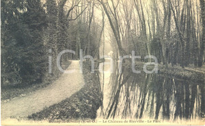 Cartolina originale da collezione 1930 ca BOISSYLARIVIERE F Parco del Castello di BIERVILLE Cartolina FP NV 1