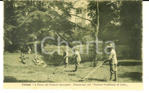 Cartolina originale da collezione 1917 CALUSO TO Palazzo SPURGASSI Plotone Presidiario di Cura Cartolina 4 1