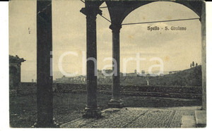 Cartolina originale da collezione 1910 ca SPELLO PG Veduta di SAN GIROLAMO Cartolina postale FP NV 1