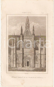 1840 ORLEANS (FRANCE) Portail latéral de la Cathédrale - L'Univers Inc. LEMAITRE