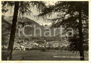Cartolina originale da collezione 1949 PONTE DI LEGNO BS Veduta panoramica dell abitato Cartolina postale FG VG 1