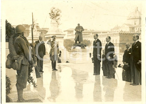 Fotografia d epoca originale 1940 ca ROMA MILITE IGNOTO Re Giorgio II di GRECIA con il Governo italiano 1