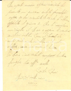 Manoscritto, lettera originale 1926 LURATE CACCIVIO CO Cecilia CLERICI rimprovera il figlio lontano 1