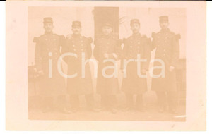 Fotografia d epoca originale 1911 SANCOINS FRANCE Foto di gruppo di giovani ufficiali Fotografia FP 1