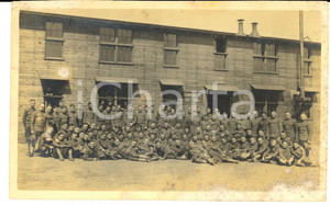 Fotografia d epoca originale 1930 ca UNITED STATES ARMY Soldiers COMPANY F 310th eng. Phot postcard 1