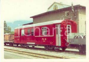 Fotografia d epoca originale 1975 ca SVIZZERA RhÃ¤tische Bahn Locomotiva DZ4231 Fotografia 1